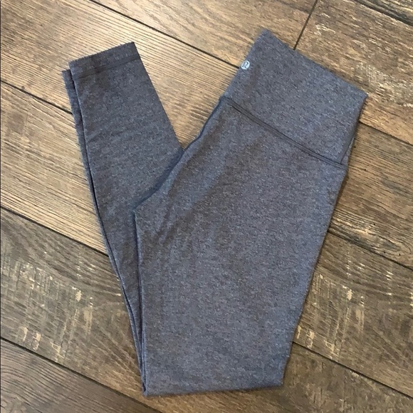 lululemon athletica Pants - Lululemon High Rise Wunder Under Gray Leggings